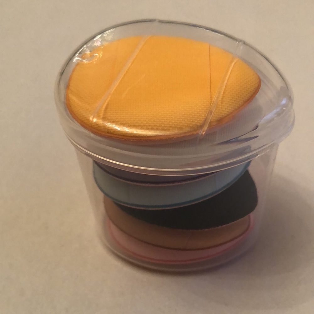 POP MODERN.C, Finger Puff, Spa Headband, Pink, Blue, Yellow, Trio - Picture 9 of 13